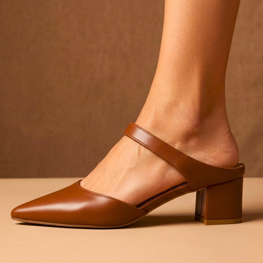 : Valora - Slingback Heels in van Paper Favor