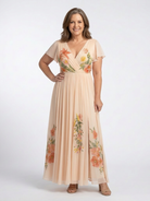 : CALISTA | FLORAL MAXI DRESS in van Paper Favor