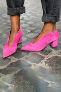 Women's ELEGANT BLOCK HEEL PUMPS