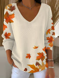 Women's CELESTE - Cozy V-Neck Knit Sweater for Everyday Style