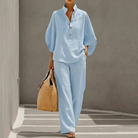 Set : Grace | Classic 2-piece Set in Light Blue van Paper Favor