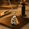Hug Pendant Necklace - A Heartfelt Embrace You Can Wear