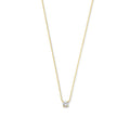 Clea Gold Moissanite Pendant Necklace