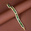 Gleaming Golden Green Bracelet