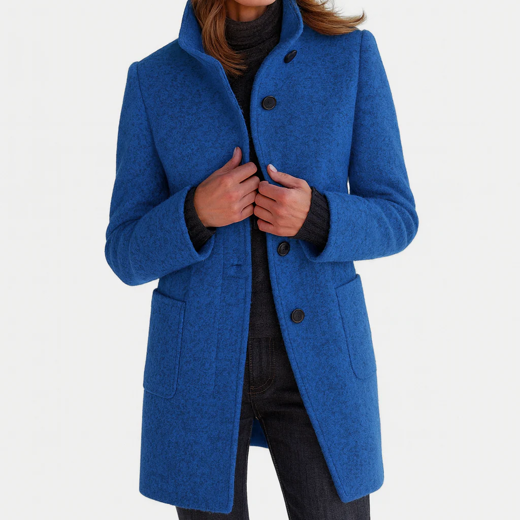 Victoria | Cozy Women's Coat with a Stylish High Collar