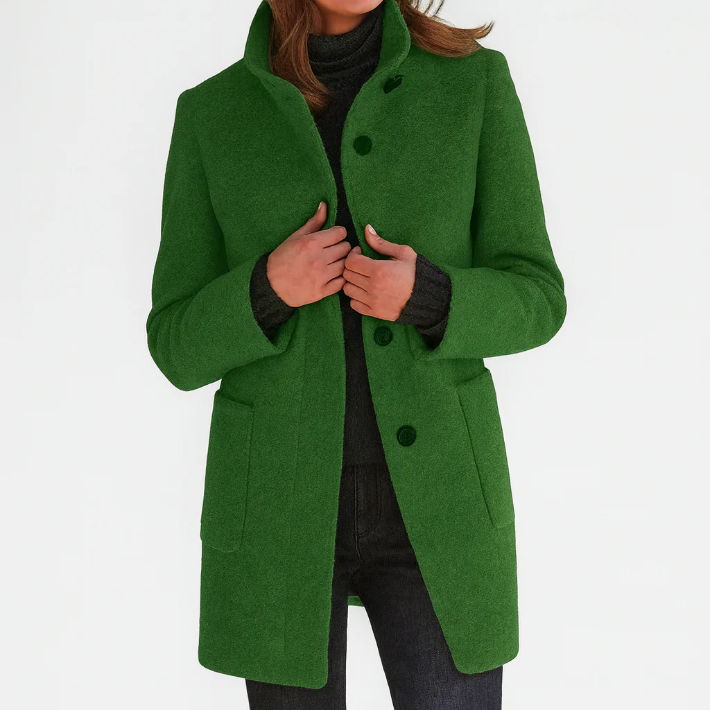 Victoria | Cozy Women's Coat with a Stylish High Collar