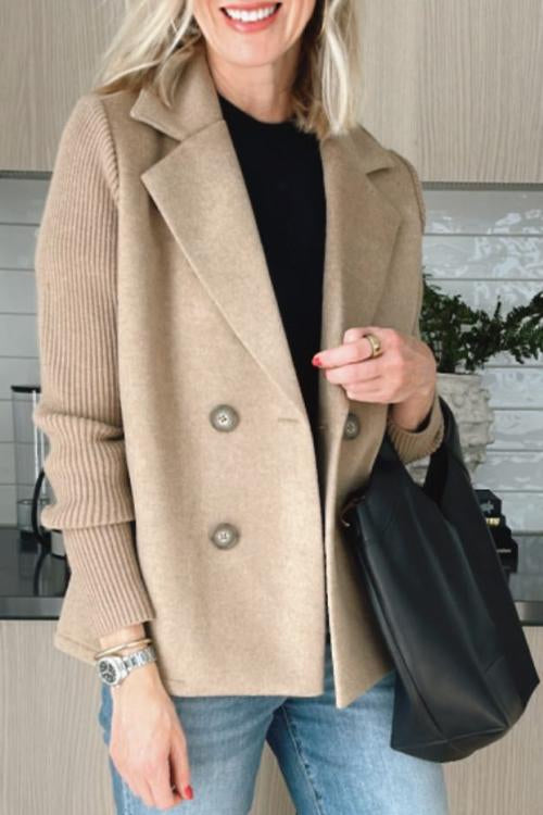 : TASHA CASUAL BLAZER COAT in van Paper Favor