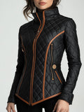 Women's Lillian Diamond-Quilted Padded Jacket - Cozy Warmth &