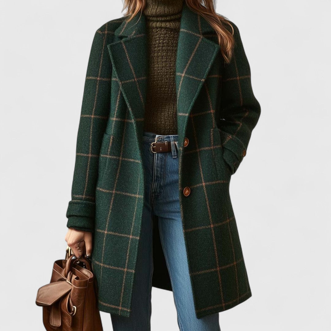 Fiona – Timeless Check Coat