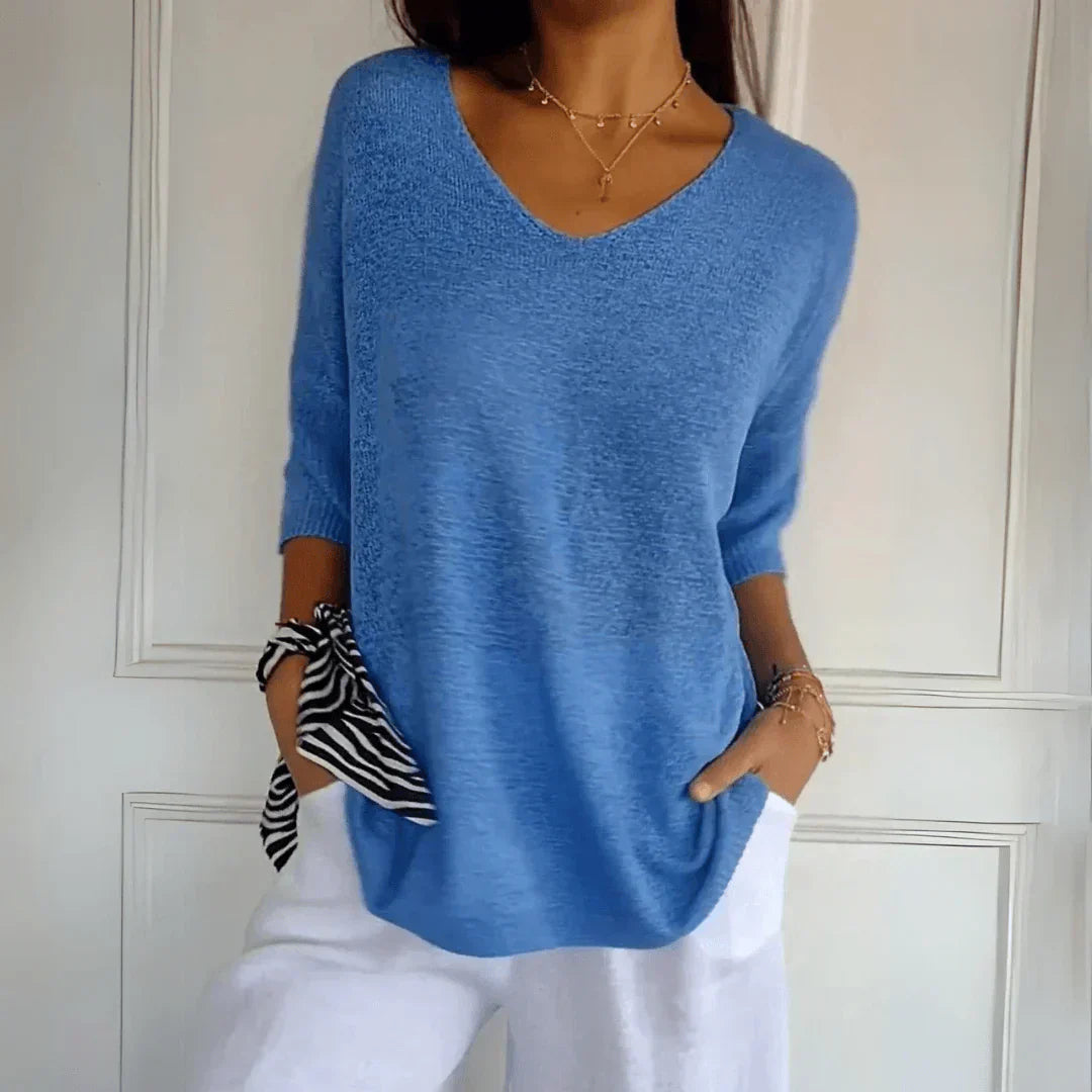 Azure: Relaxed, Elegant Top