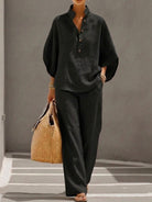 Set : Grace | Classic 2-piece Set in Black van Paper Favor