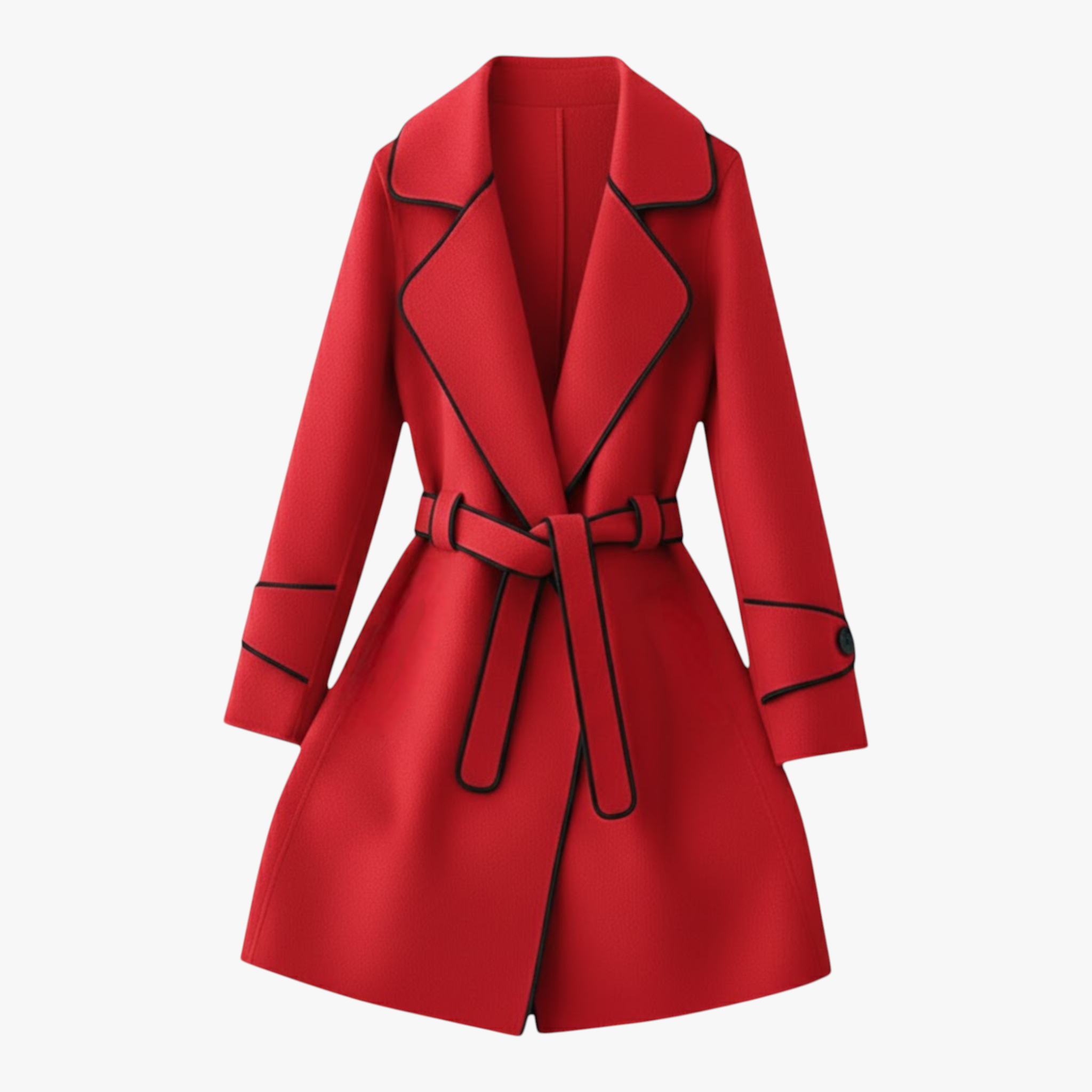 Lily | Women's Winter Coat Elegant with Belt – Refined Style and Warmth