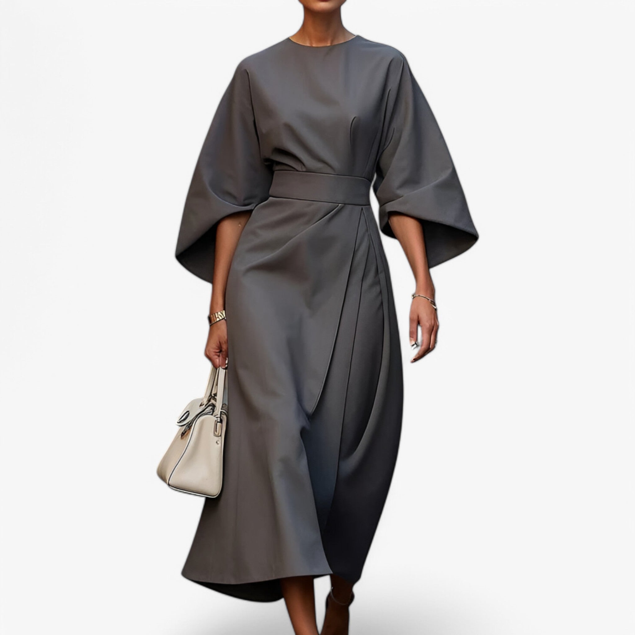 Women's Asymmetric dress with a modern and elegant cut