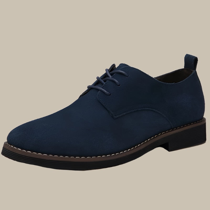 Heidi-Mode - Sophisticated Autumn Suede Oxford Dress Shoes for Men