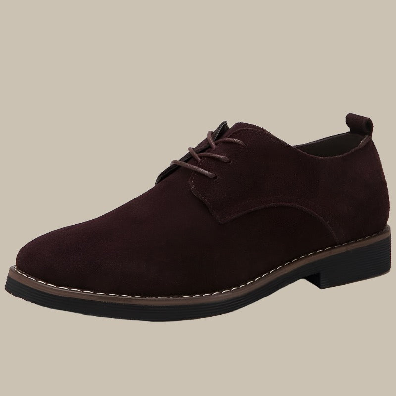 Heidi-Mode - Sophisticated Autumn Suede Oxford Dress Shoes for Men