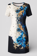 Women's A-Line Summer Dress in Lightweight Fabric
