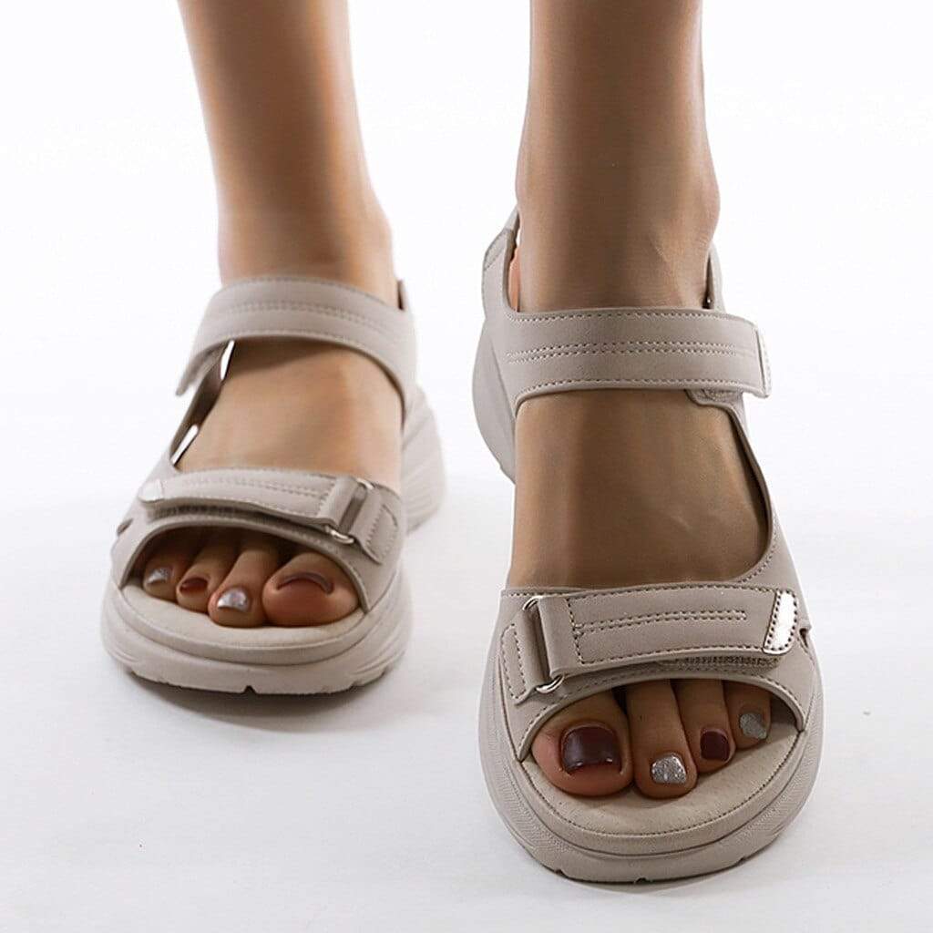 : Women's Double Strap Walking Sandals - Lightweight Comfort in Nøgen van Freya Kobenhavn