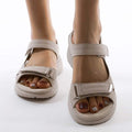 Women's Double Strap Walking Sandals - Lightweight Comfort