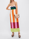 Paloma Elegant Multicolor Maxi Dress — Flowing, Vibrant Style